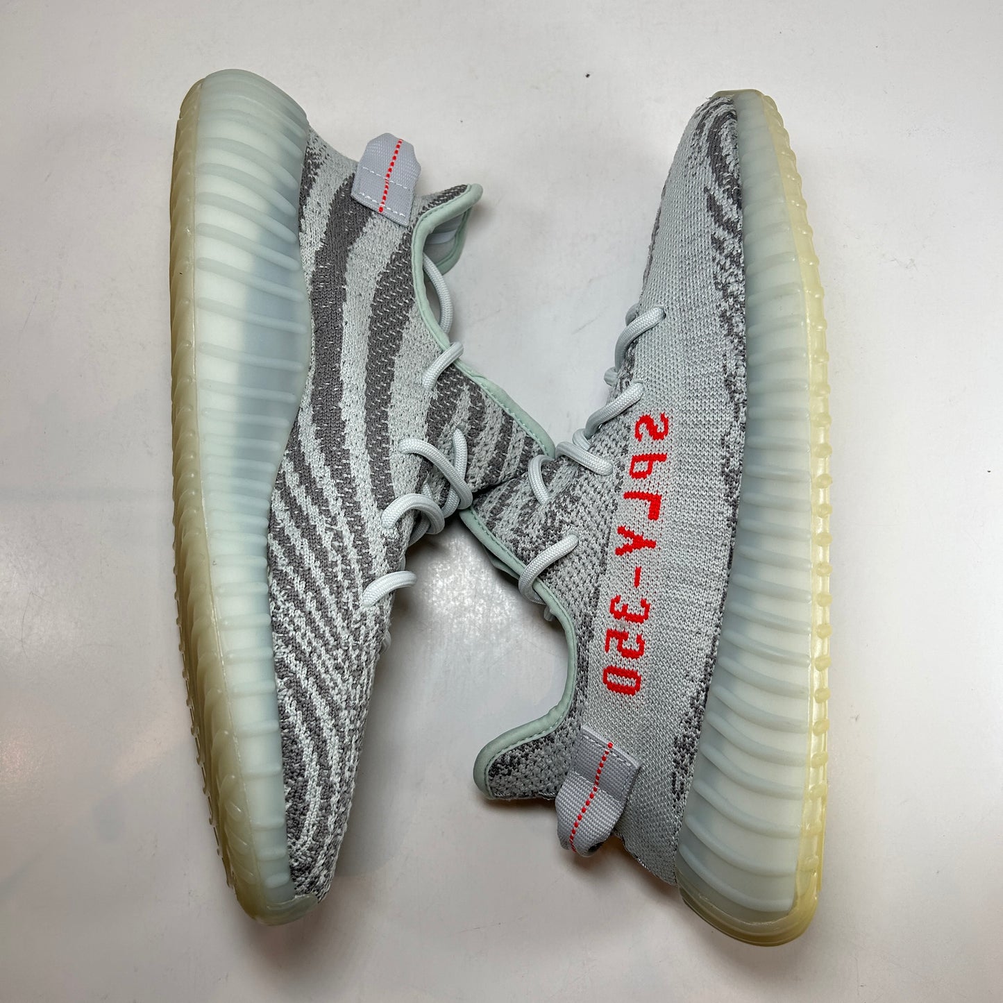 B37571 adidas Yeezy Boost 350 V2 Blue Tint (2017/2023) [USED] - 10.5 M (Used)