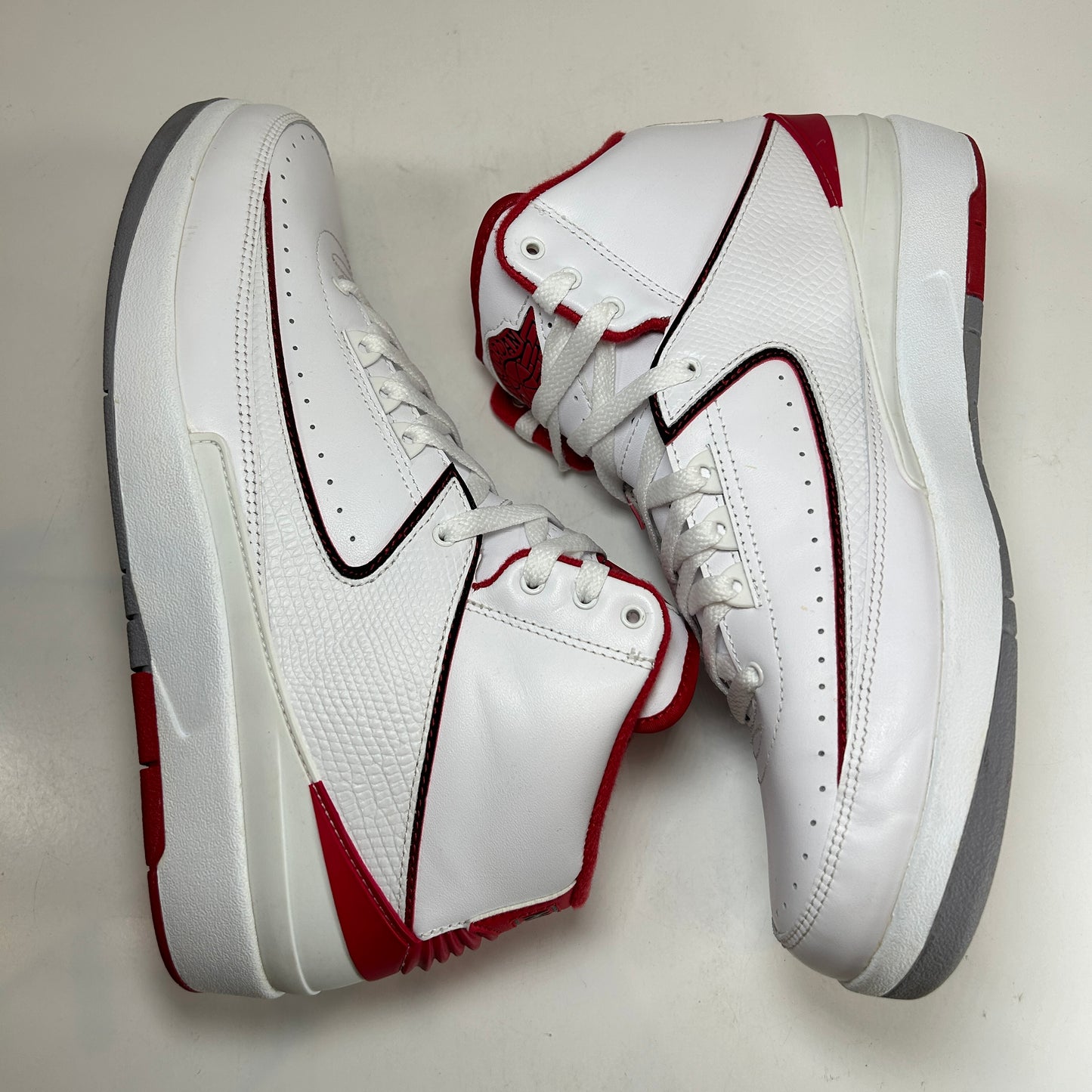 385475 102 Jordan 2 Retro Blanco Rojo (2014)