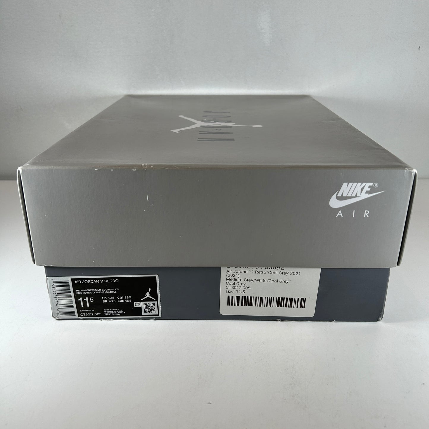 CT8012 005 Jordan 11 Retro Cool Grey (2021) [USED] - 11.5 M (Used)