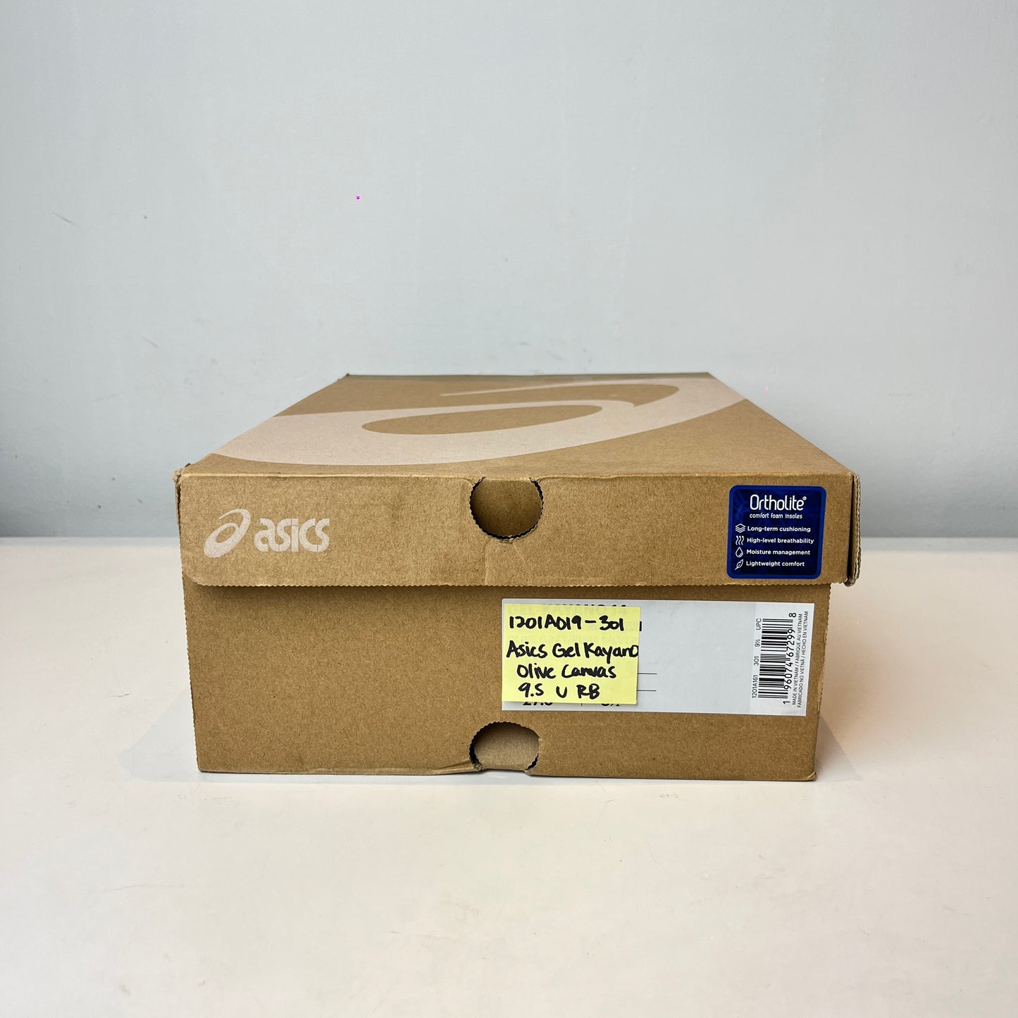 1201A019 301 ASICS Gel-Kayano 14 Olive Canvas Honey [USED] - 9.5 M (Used) (Replace Box)