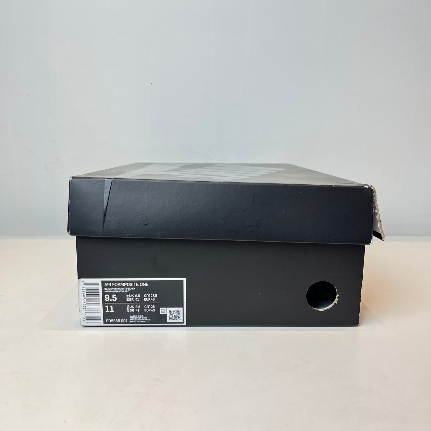 FD5855 001 Nike Air Foamposite One Anthracite (2023) [USED] - 9.5 M (Used)