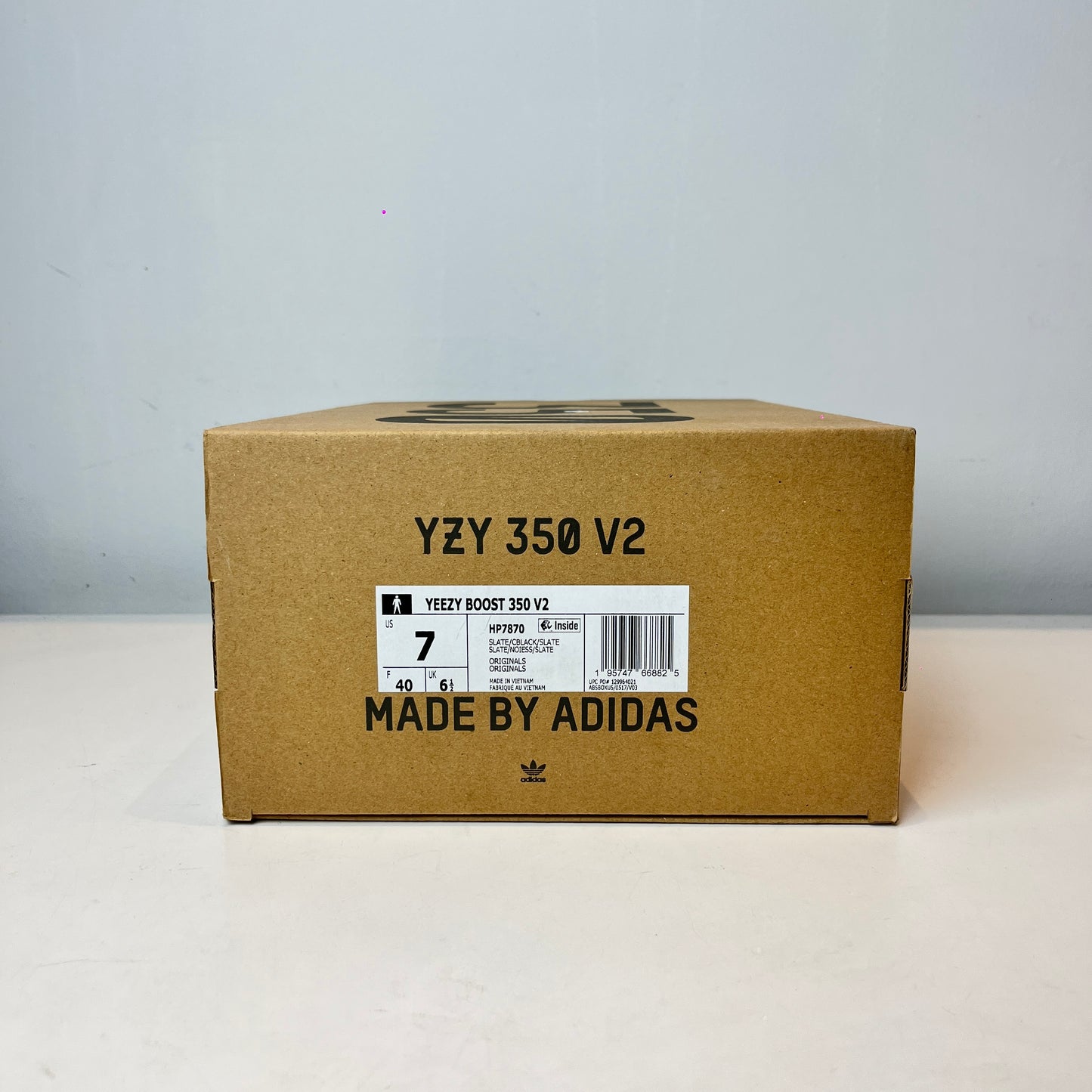 HP7870 adidas Yeezy Boost 350 V2 Slate [USED] - 7 M (Used)