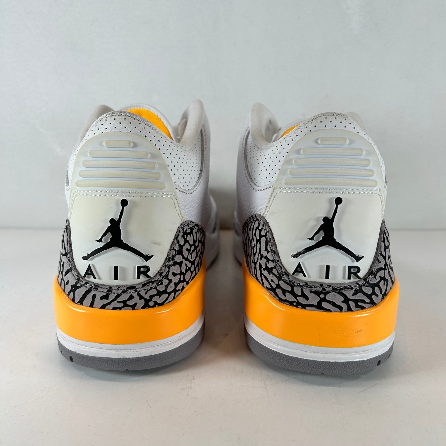 CK9246 108 Jordan 3 Retro Laser Orange (Women's) [USED] - 9.5 W (Used) (No Box)