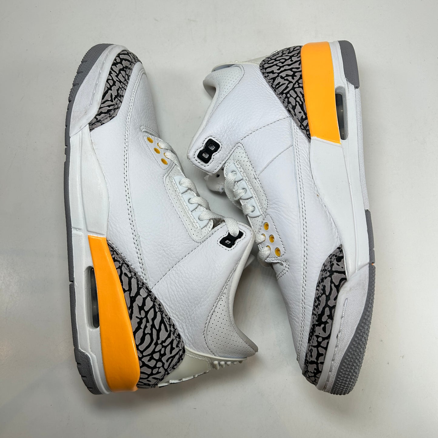 CK9246 108 Jordan 3 Retro Laser Orange (Women's) [USED] - 9.5 W (Used) (No Box)