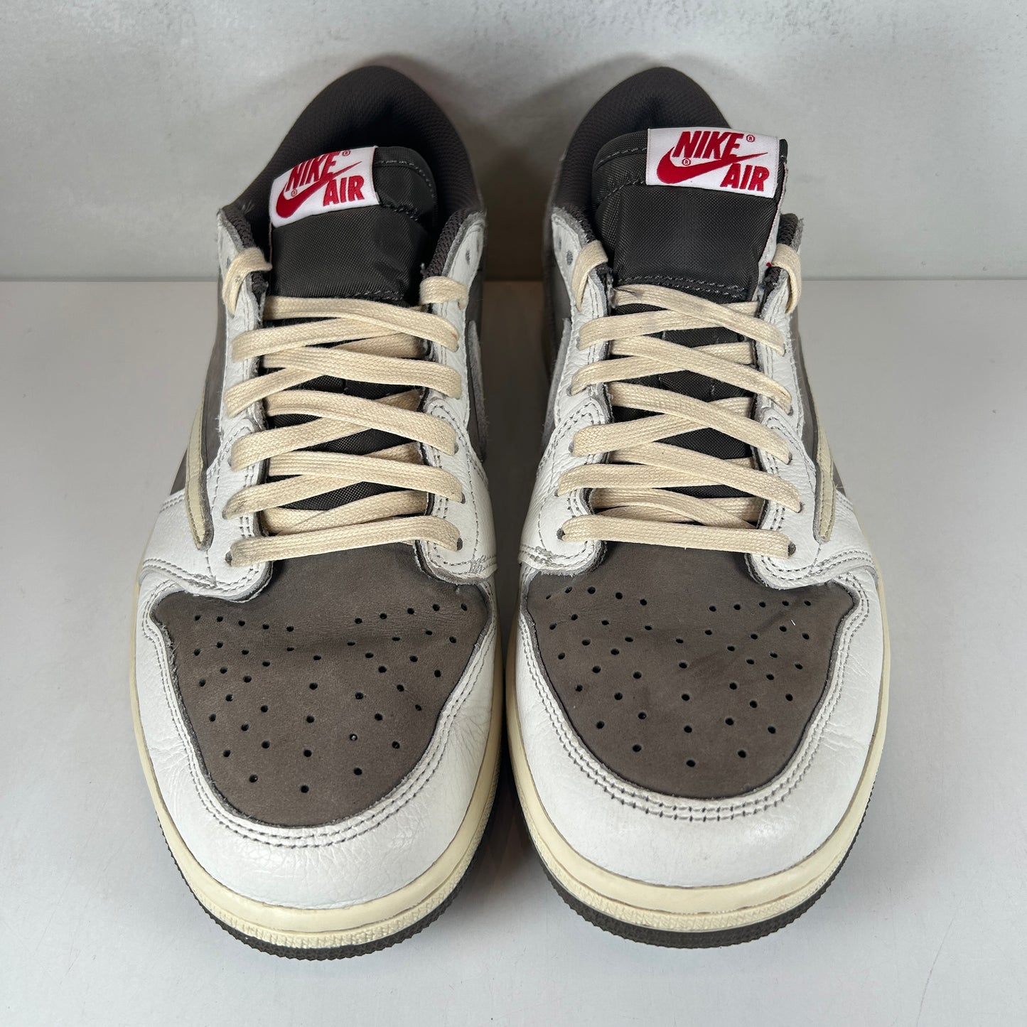 DM7866 162 Jordan 1 Retro Low OG SP Travis Scott Reverse Mocha [USED] - 9.5 M (Used) (No Box)