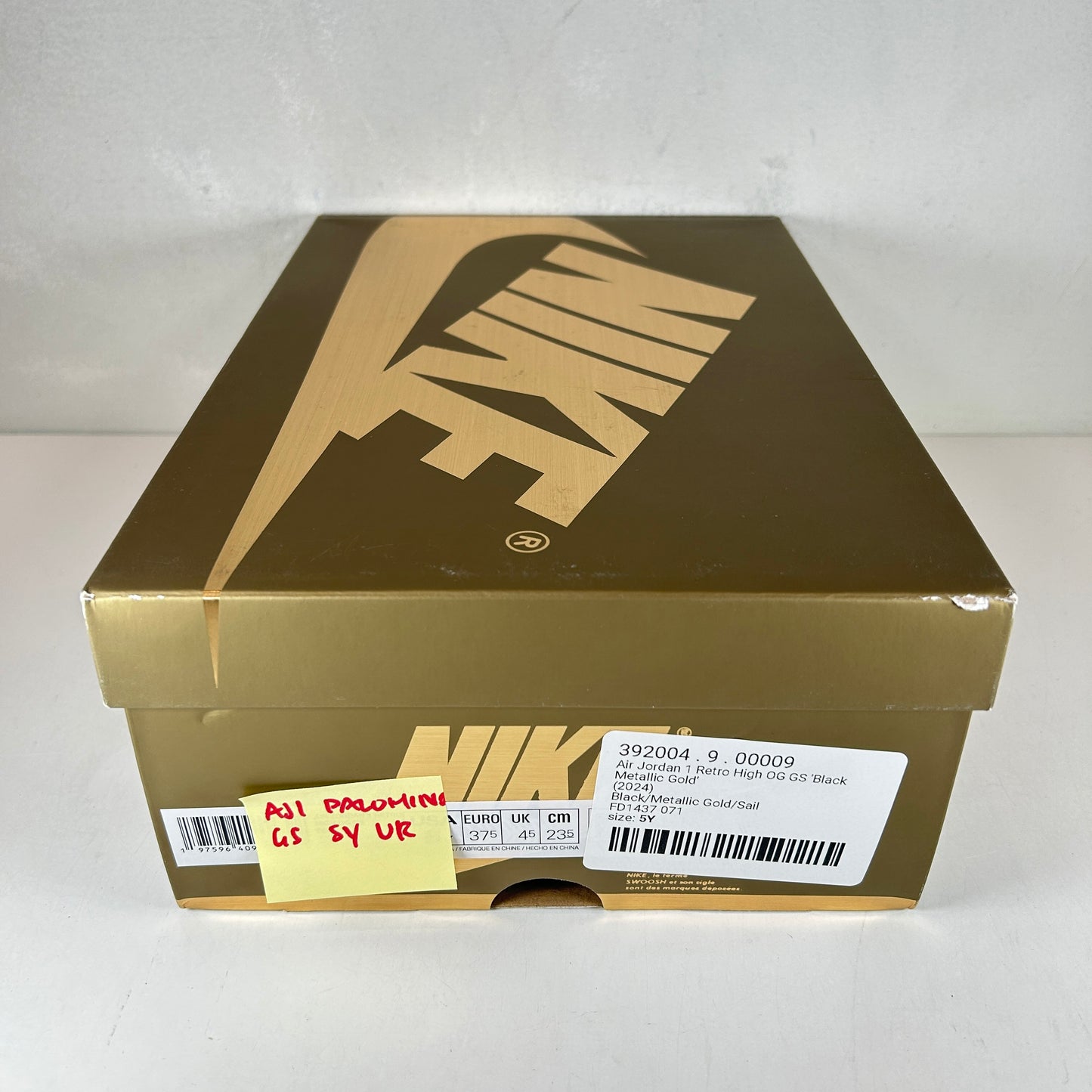 FD1437 020 Jordan 1 Retro High OG Palomino (GS) [USED] - 5 Y (Used) (Replace Box)