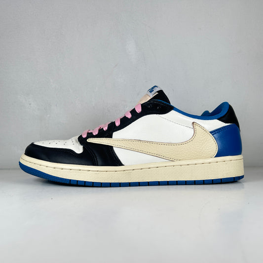 DM7866 140 Jordan 1 Retro Low OG SP Fragment x Travis Scott [USED] - 9 M (Used) (No Box)