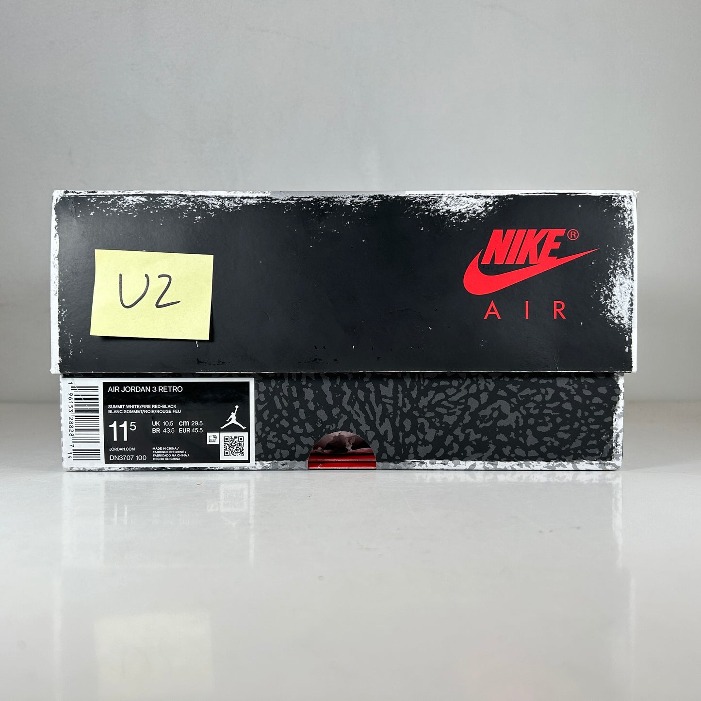 DN3707 100 Jordan 3 Retro White Cement Reimagined [USED] - 11.5 M (Used2)