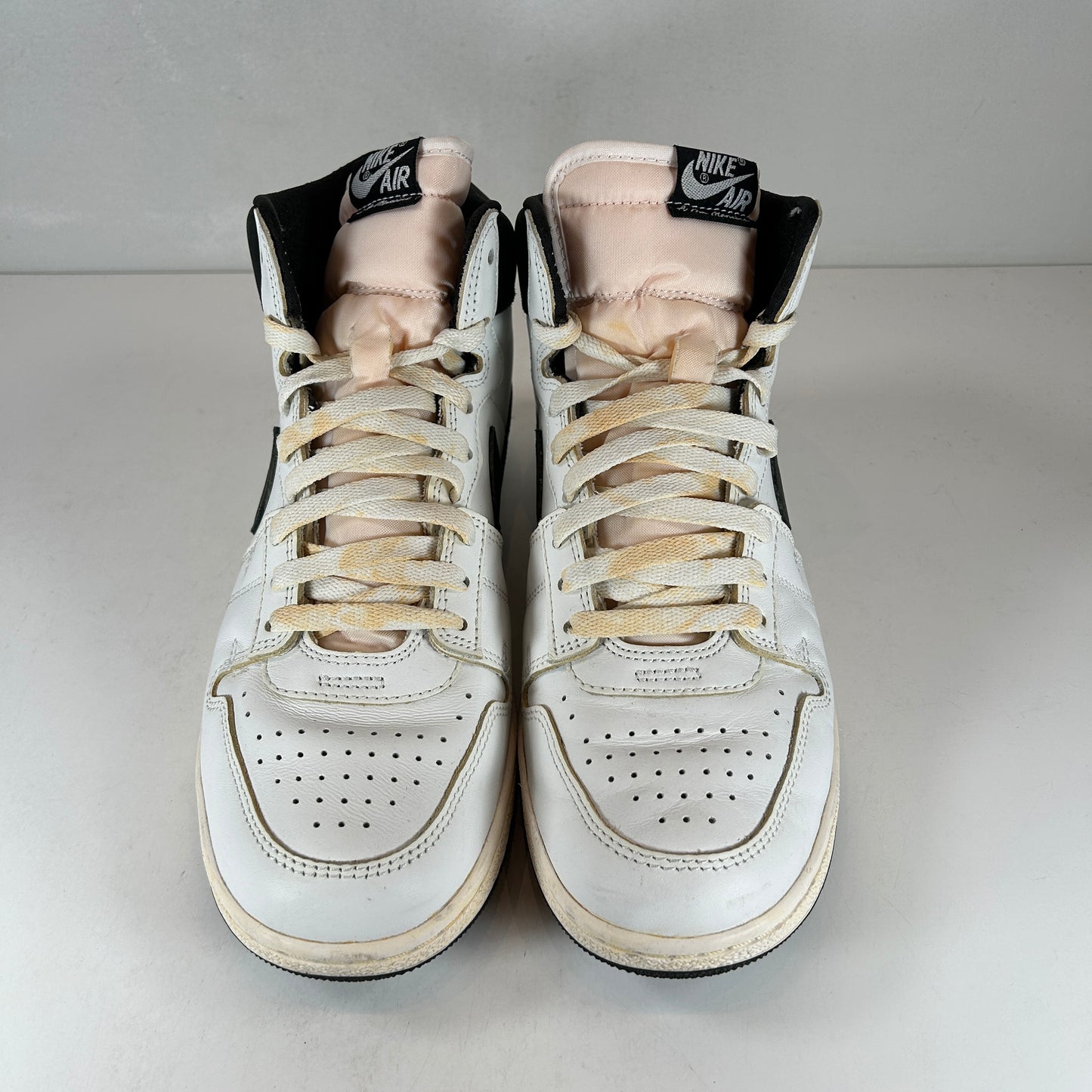 DX4976 100 Nike Jordan Air Ship A Ma Maniére White Black [USED] - 9 M (Used) (No Box)
