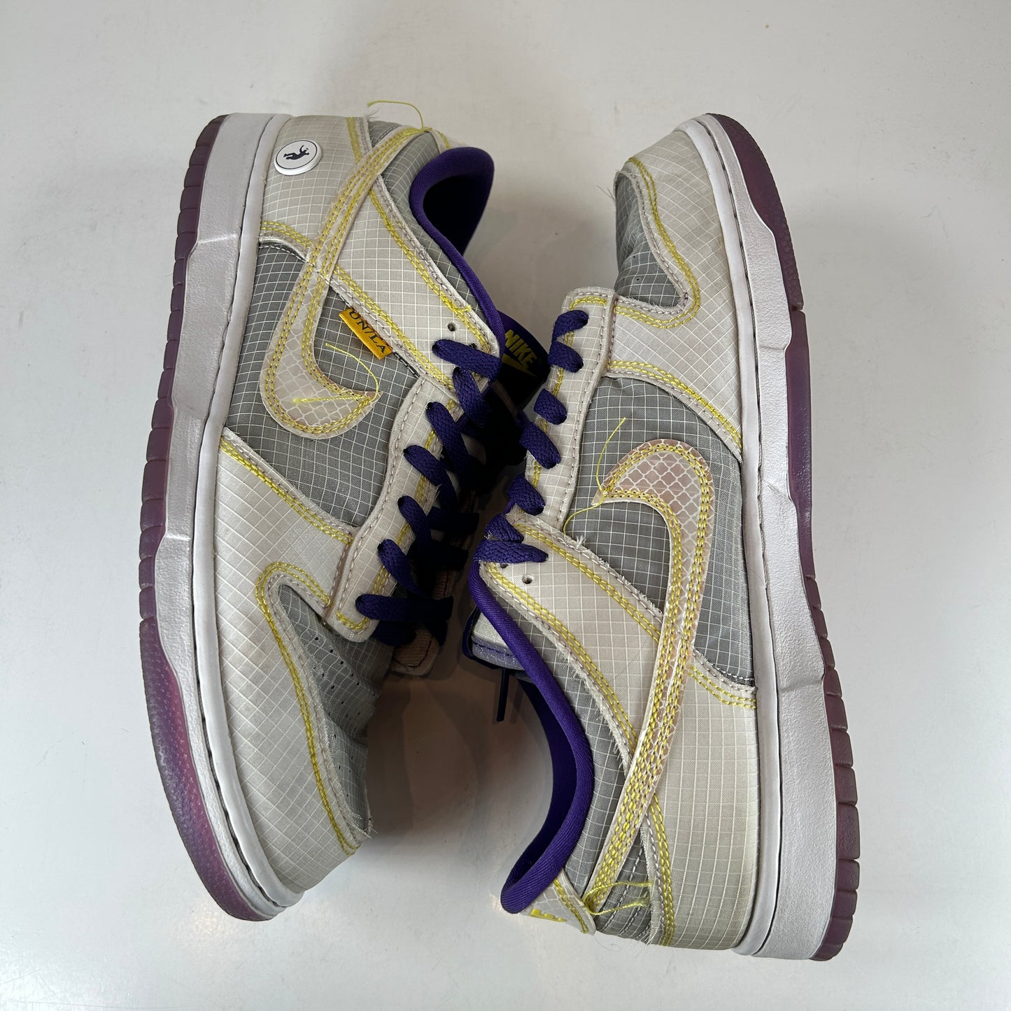 DJ9649 500 Nike Dunk Low Union Passport Pack Court Purple [USED] - 9.5 M (Used) (No Box)