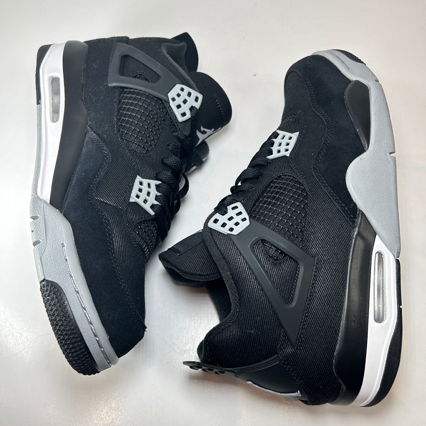 DH7138 006 Jordan 4 Retro SE Black Canvas [USED] - 10.5 M (Used) (No Box)