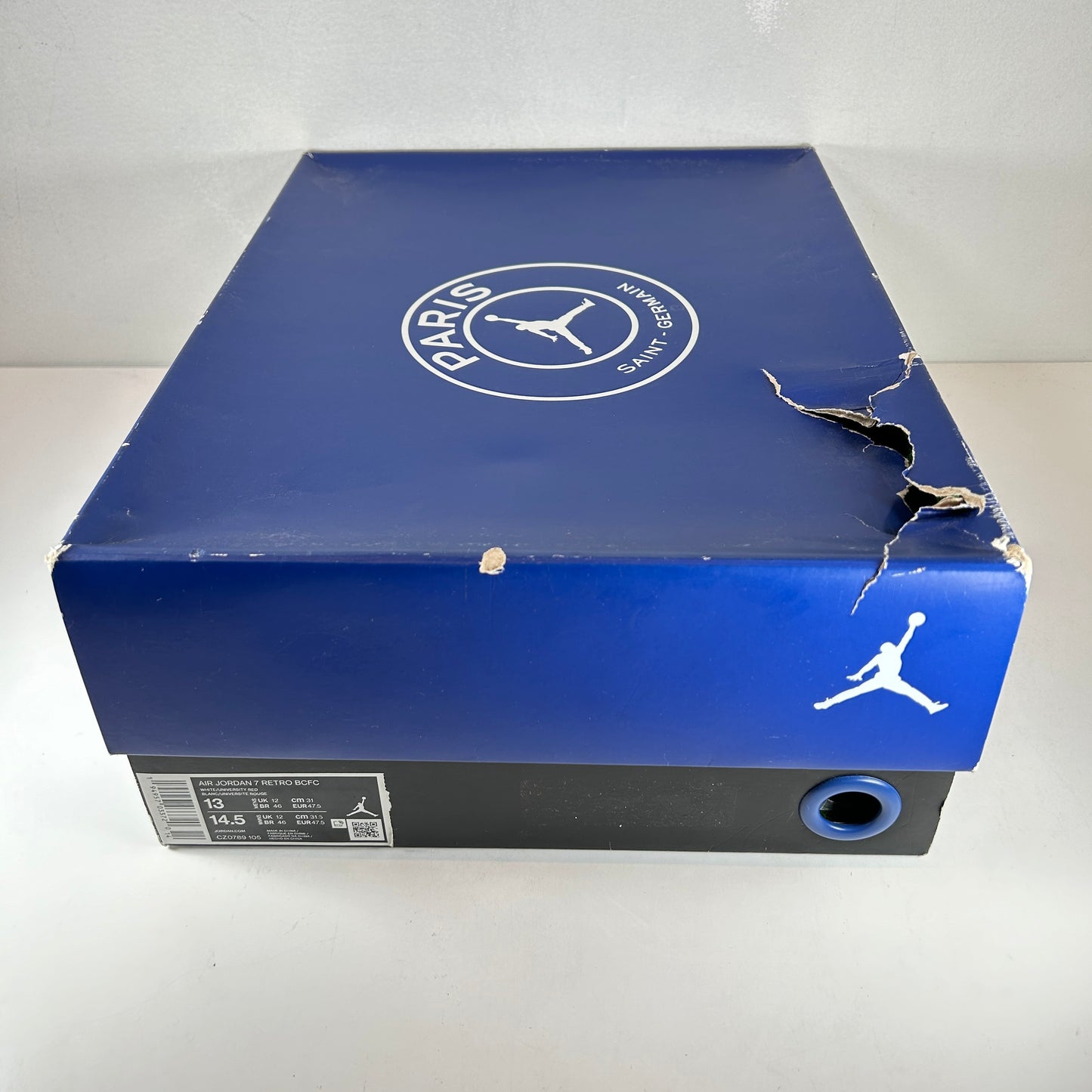CZ0789 105 Jordan 7 Retro BCFC Paris Saint-Germain PSG (2021) [USED] - 13 M (Used)