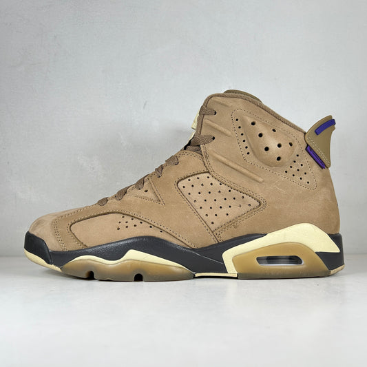 FD1643 300 Jordan 6 Retro Gore-Tex Brown Kelp (Women's) [USED] - 11.5 W (Used)