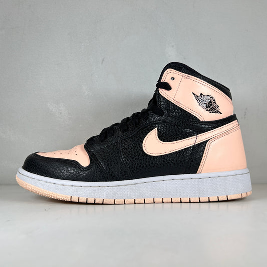 575441 081 Jordan 1 Retro High Black Crimson Tint (GS) [USED] - 7 Y (Used)