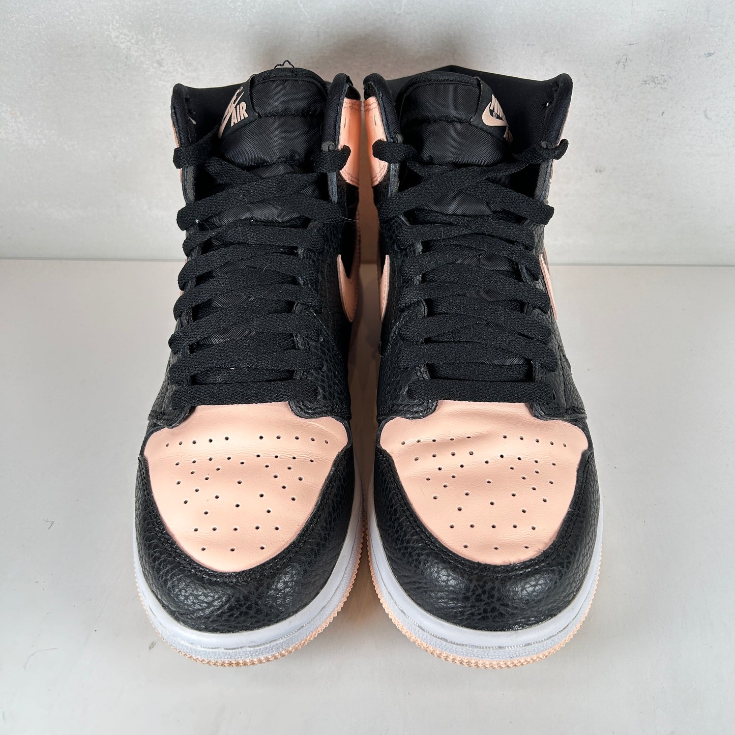 575441 081 Jordan 1 Retro High Black Crimson Tint (GS) [USED] - 7 Y (Used)