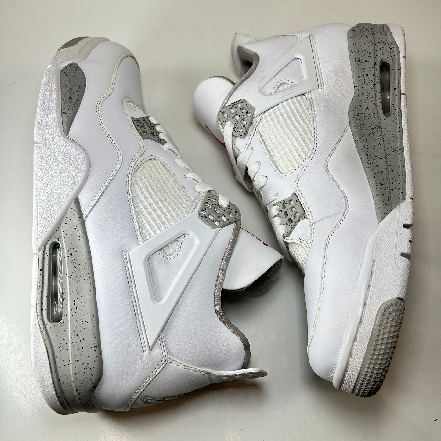 CT8527 100 Jordan 4 Retro White Oreo [CONDITIONAL] - 12 M (Yellowing)