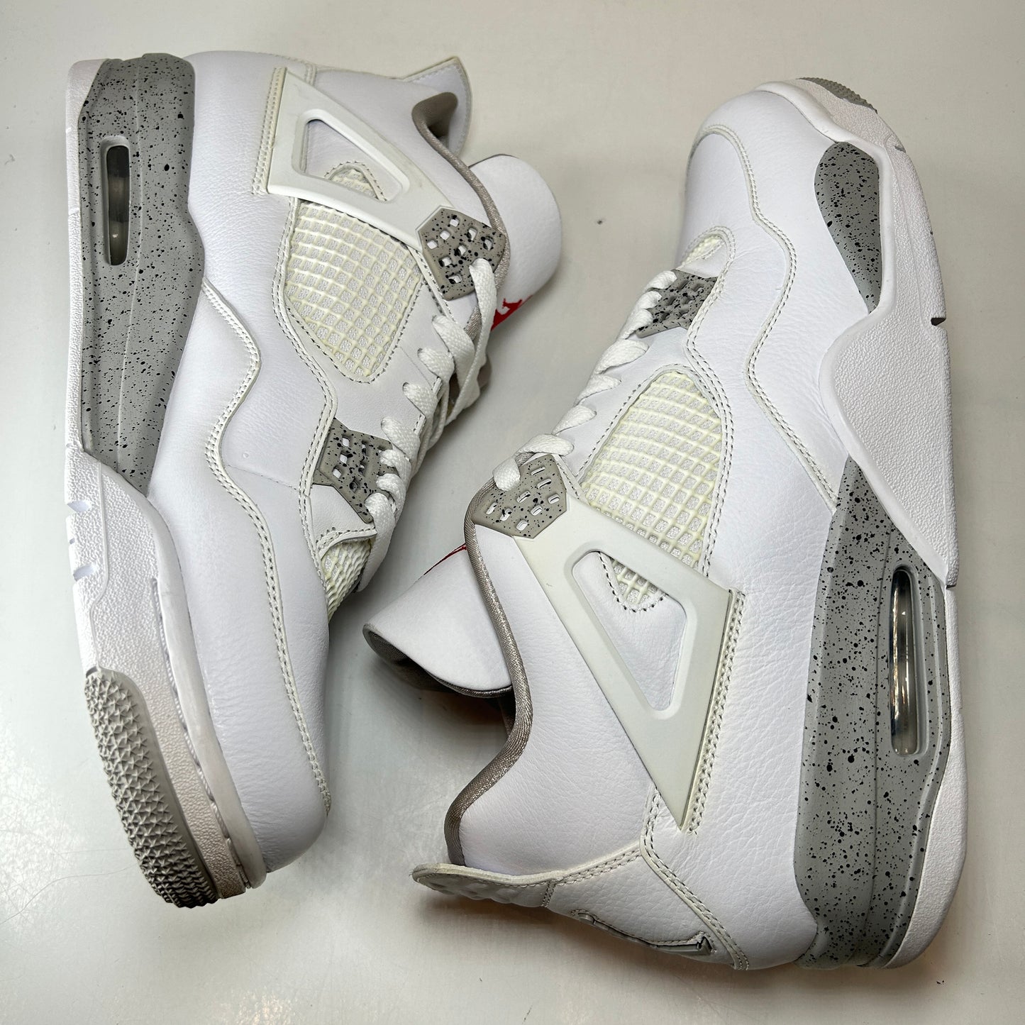 CT8527 100 Jordan 4 Retro White Oreo [CONDITIONAL] - 12 M (Yellowing)