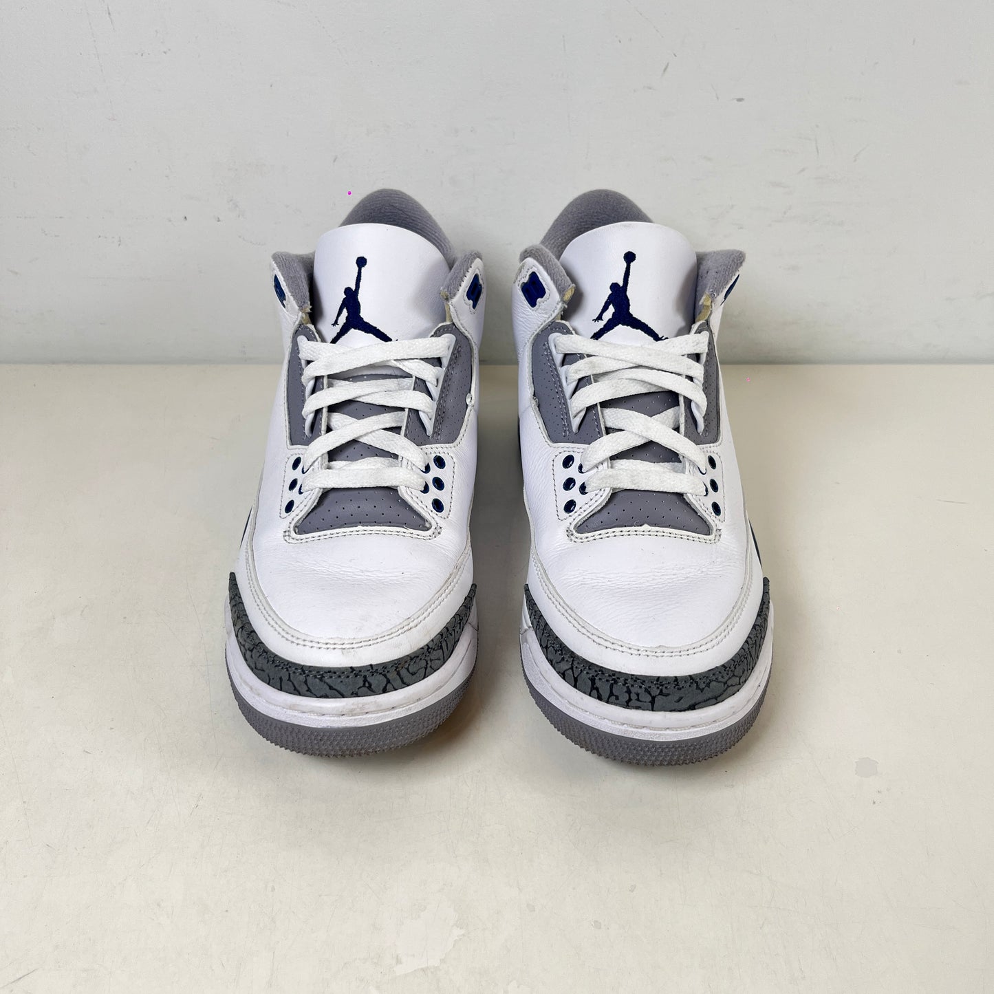 CT8532 140 Jordan 3 Retro Midnight Navy [USED] - 8 M (Used) (No Box)