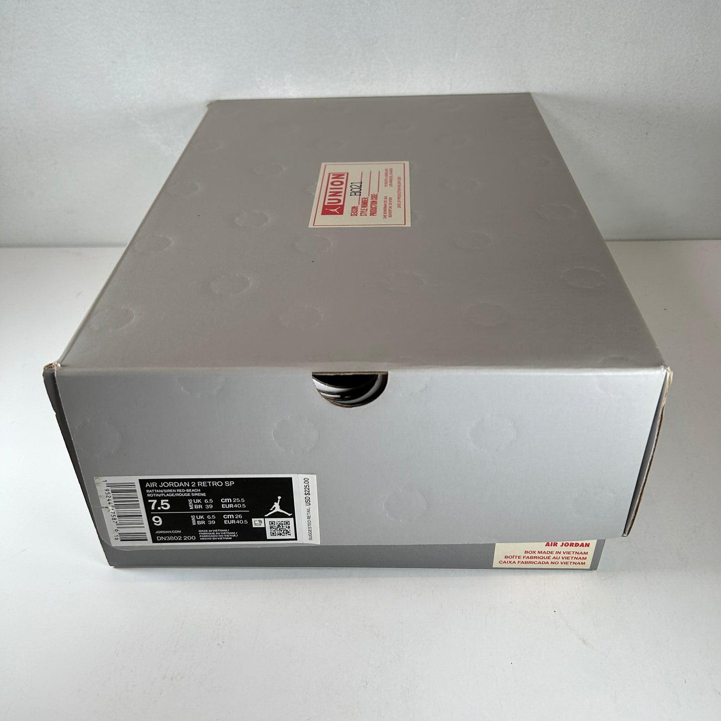 DN3802 200 Jordan 2 Retro SP Union Rattan [USED] - 7.5 M (Used)