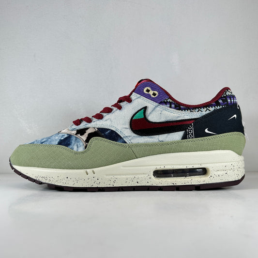 DN1803 300 Nike Air Max 1 Concepts Denim Olive Canvas [USED] - 12 M (Used)