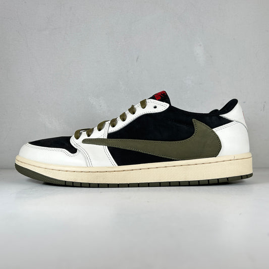 DZ4137 106 Jordan 1 Retro Low OG SP Travis Scott Olive (W) [USED] - 13 W (Used2)