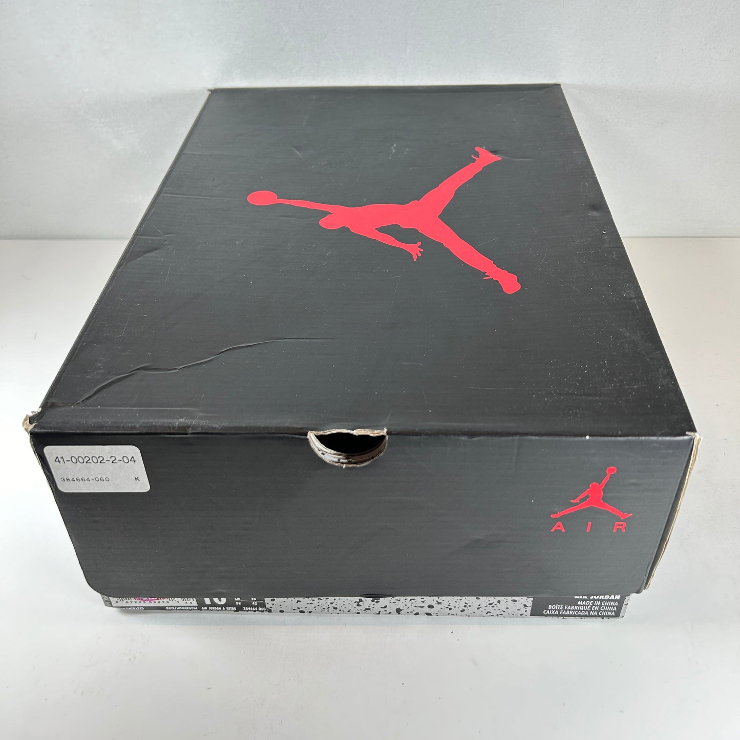 384664 060 Jordan 6 Retro Black Infrared (2019) [USED] - 10 M (Used)