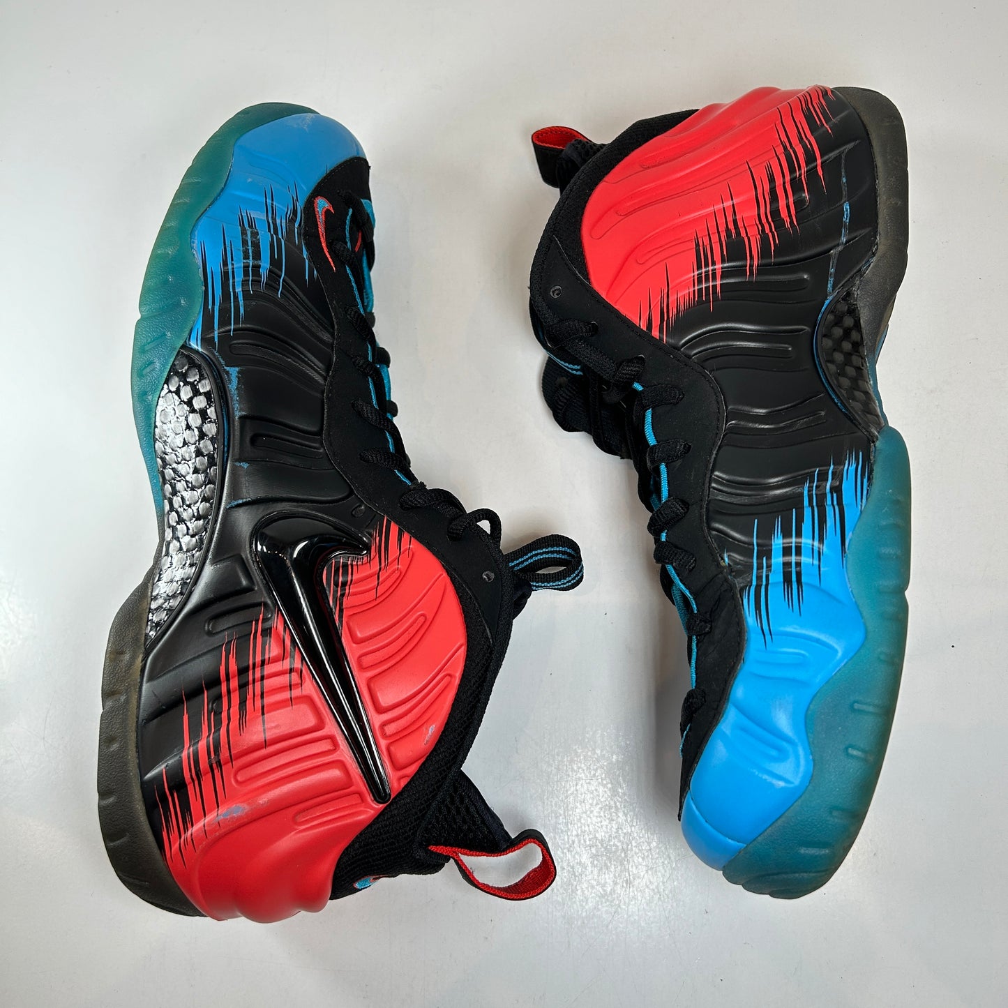 616750 400 Nike Air Foamposite Pro Spiderman [USED] - 12 M (Used) (No Box)