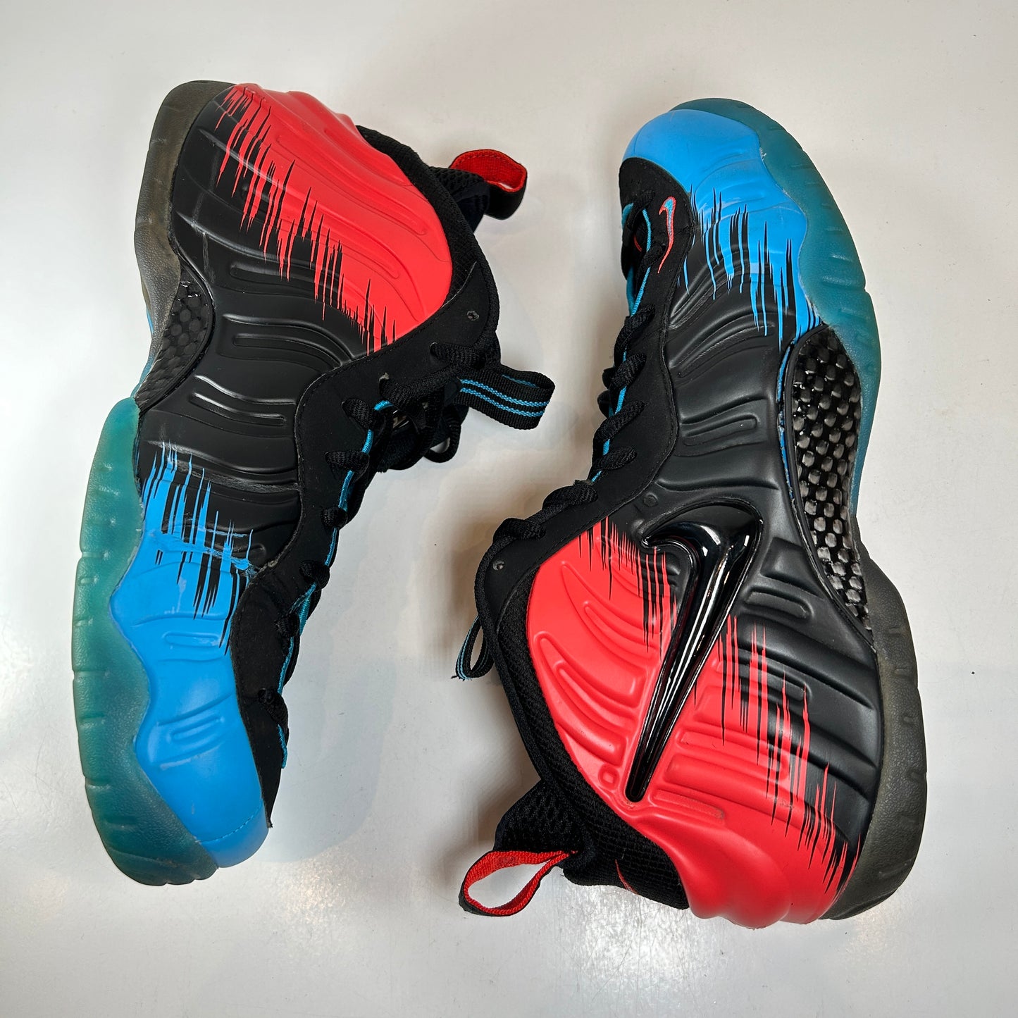 616750 400 Nike Air Foamposite Pro Spiderman [USED] - 12 M (Used) (No Box)