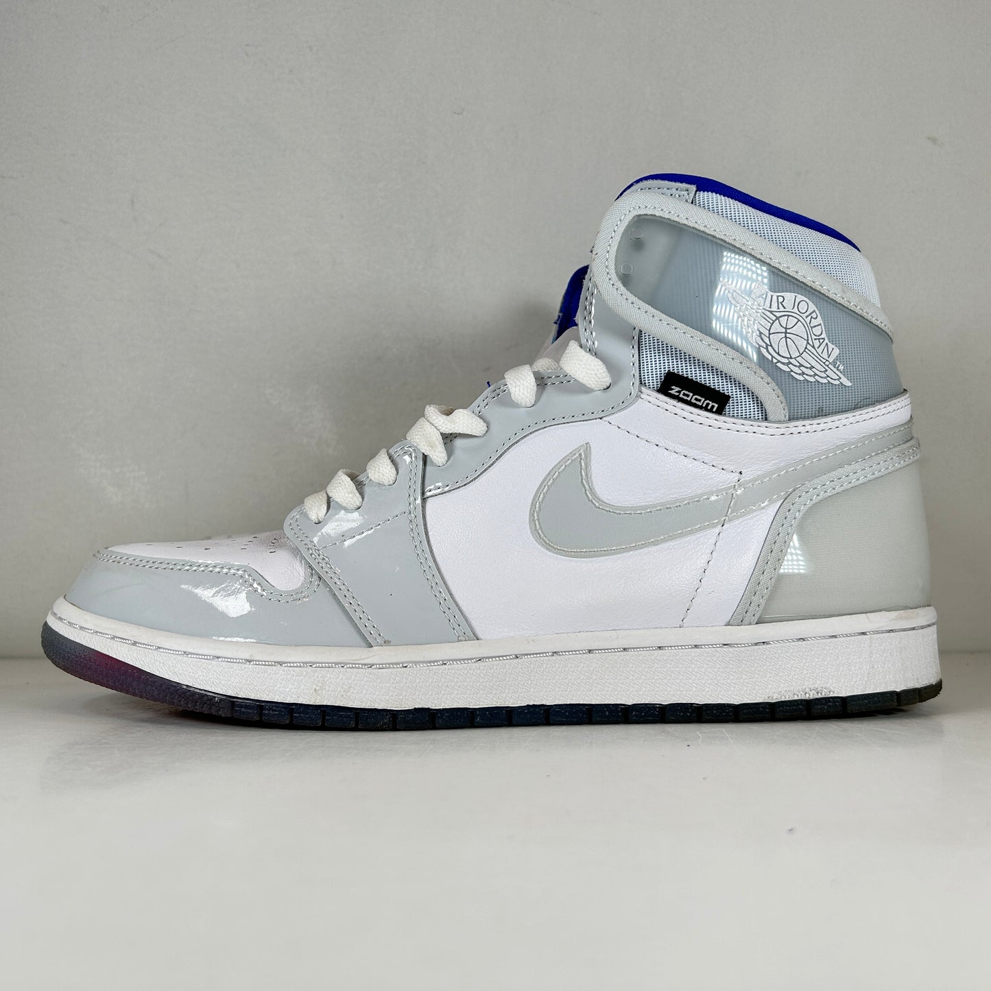 CK6637 104 Jordan 1 Retro High Zoom White Racer Blue [USED] - 11.5 M (Used)