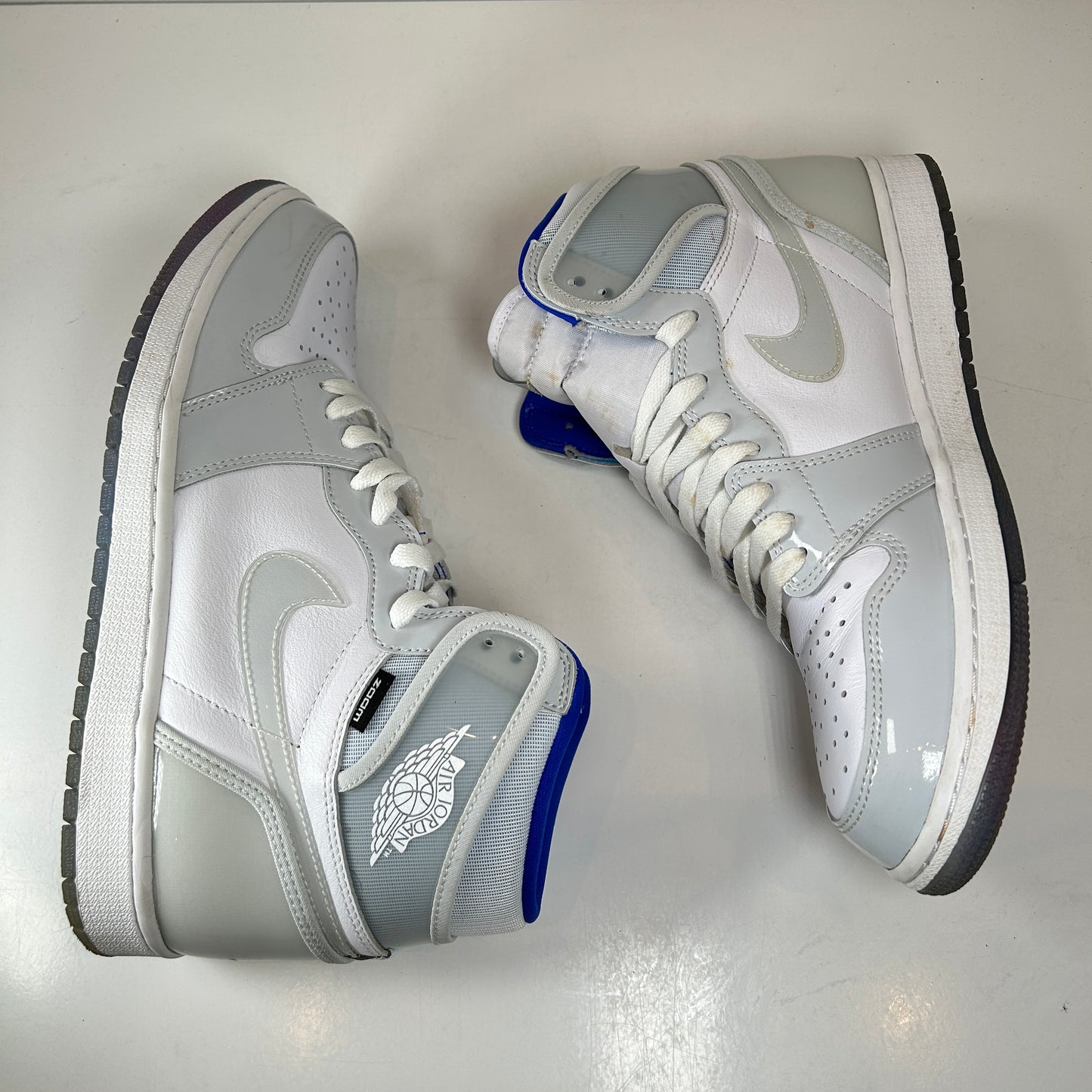 CK6637 104 Jordan 1 Retro High Zoom White Racer Blue [USED] - 11.5 M (Used)