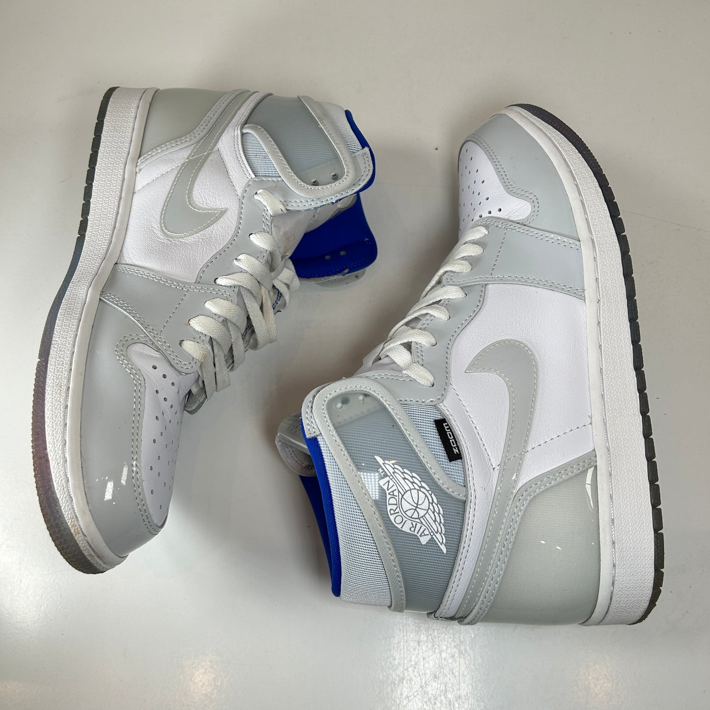 CK6637 104 Jordan 1 Retro High Zoom White Racer Blue [USED] - 11.5 M (Used)