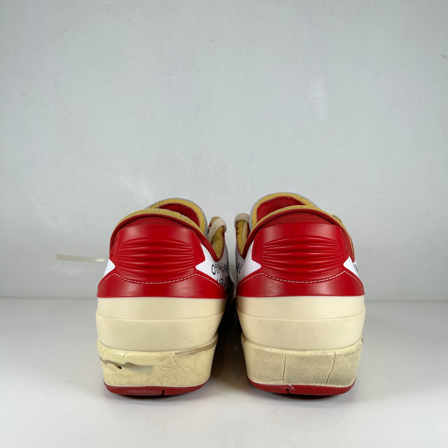 DJ4375 106 Jordan 2 Retro Low SP Off-White White Red [USED] - 5 Used (No Box)