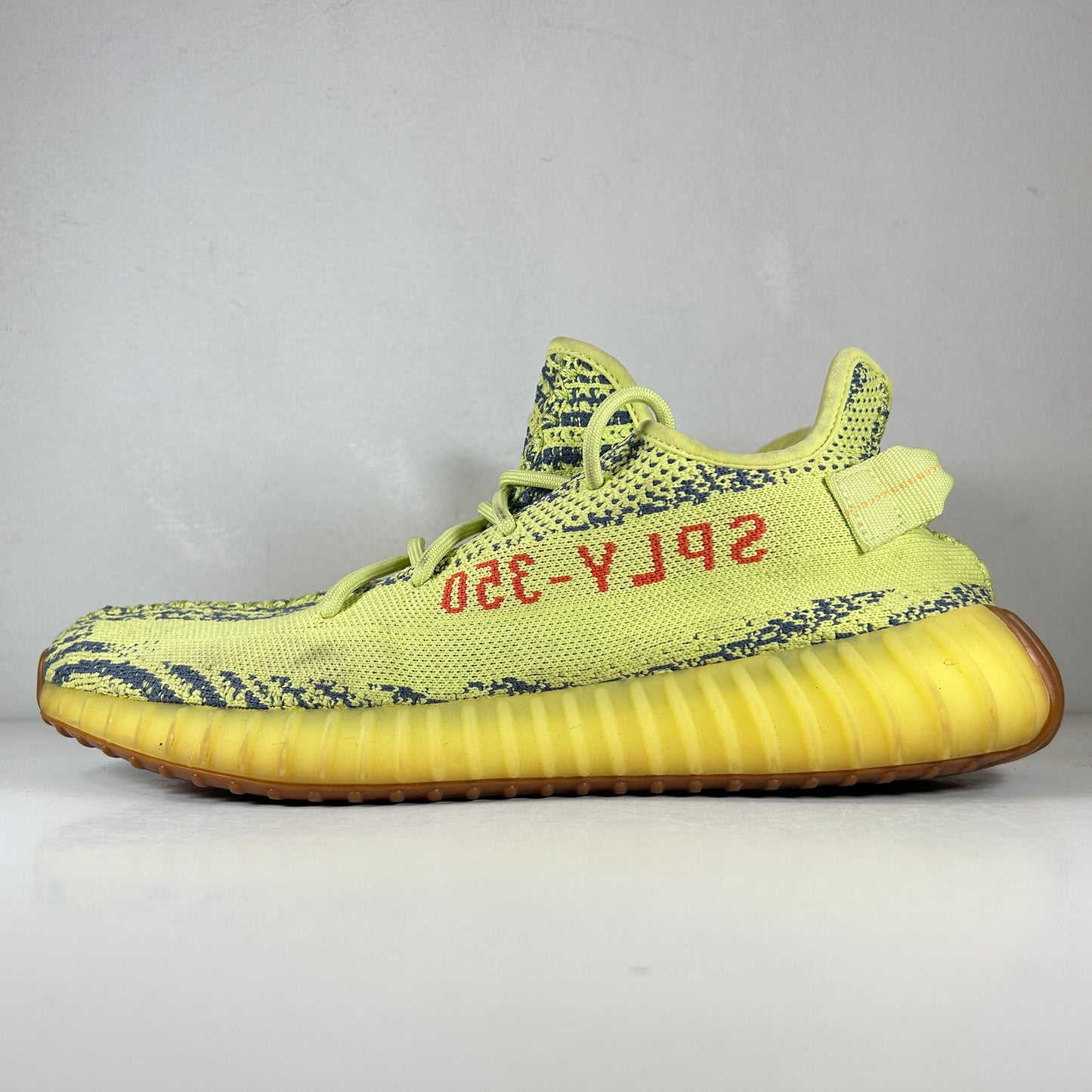 B37572  Adidas Yeezy Boost 350 V2 Semi Frozen Yellow [USED] - 11.5 M (Used) (Replace Box)