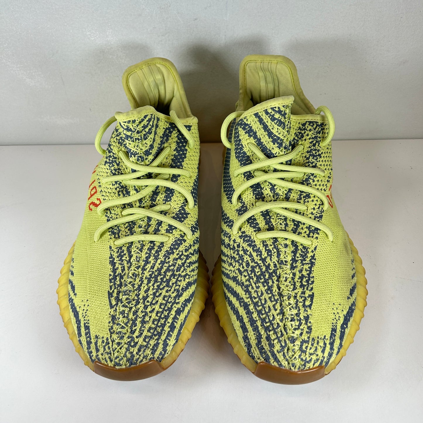 B37572  Adidas Yeezy Boost 350 V2 Semi Frozen Yellow [USED] - 11.5 M (Used) (Replace Box)