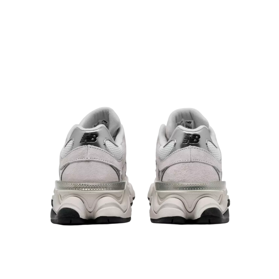 U9060JRB New Balance 9060 White Black Metallic Silver