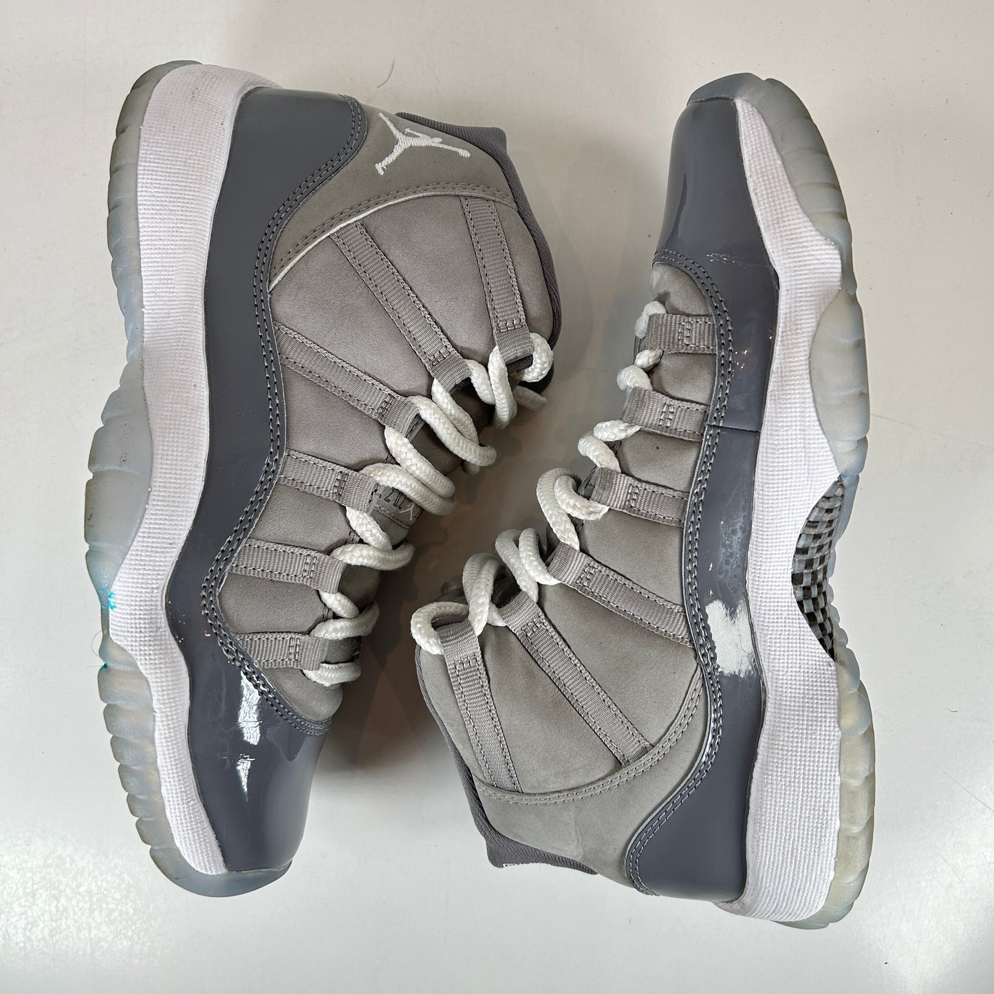 378038 005 Jordan 11 Cool Grey (2021) GS [USED] - 4.5 Y (Used)