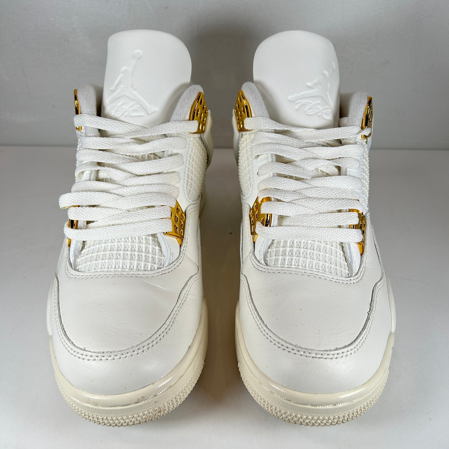 AQ9129 170 Jordan 4 Retro Metallic Gold (W) [USED] - 10 W (Used)