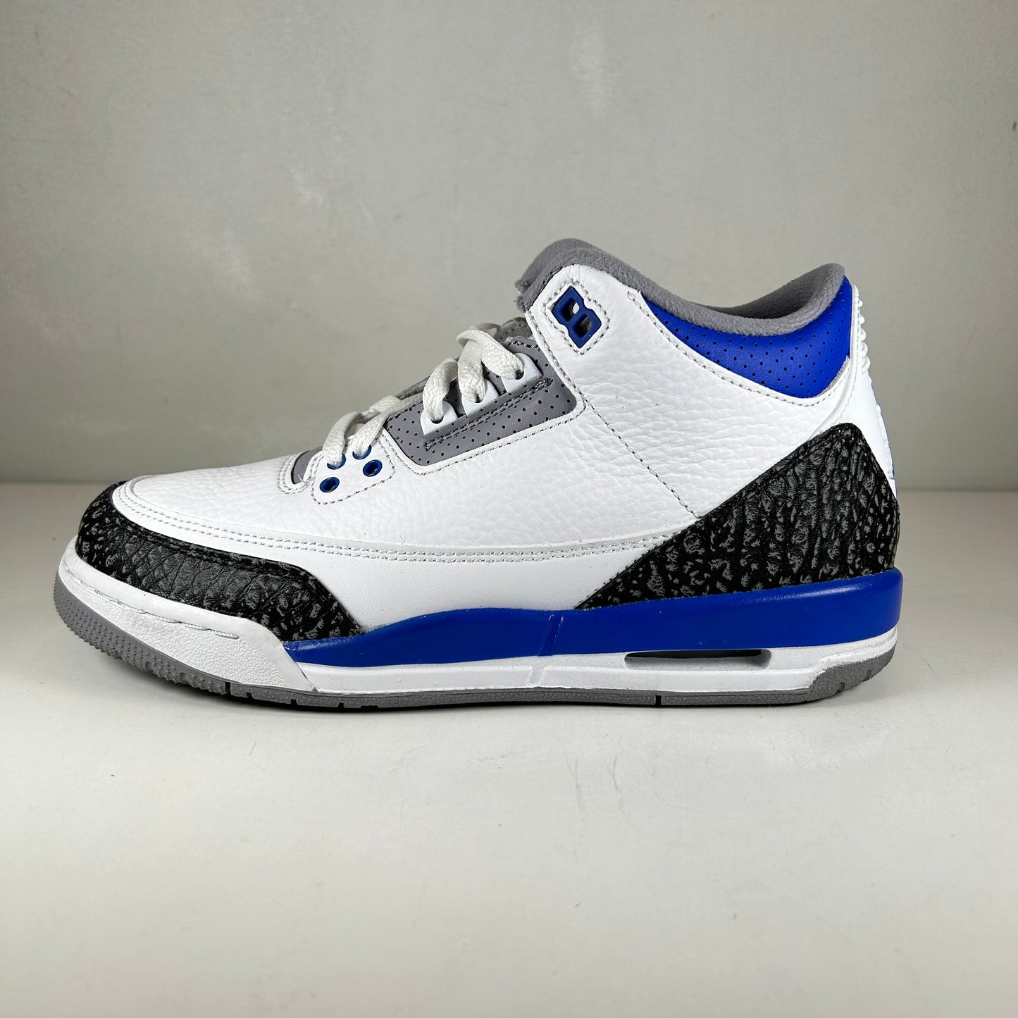 398614 145 Jordan 3 Retro Racer Blue (GS) [USED] - 7 Y (Used)