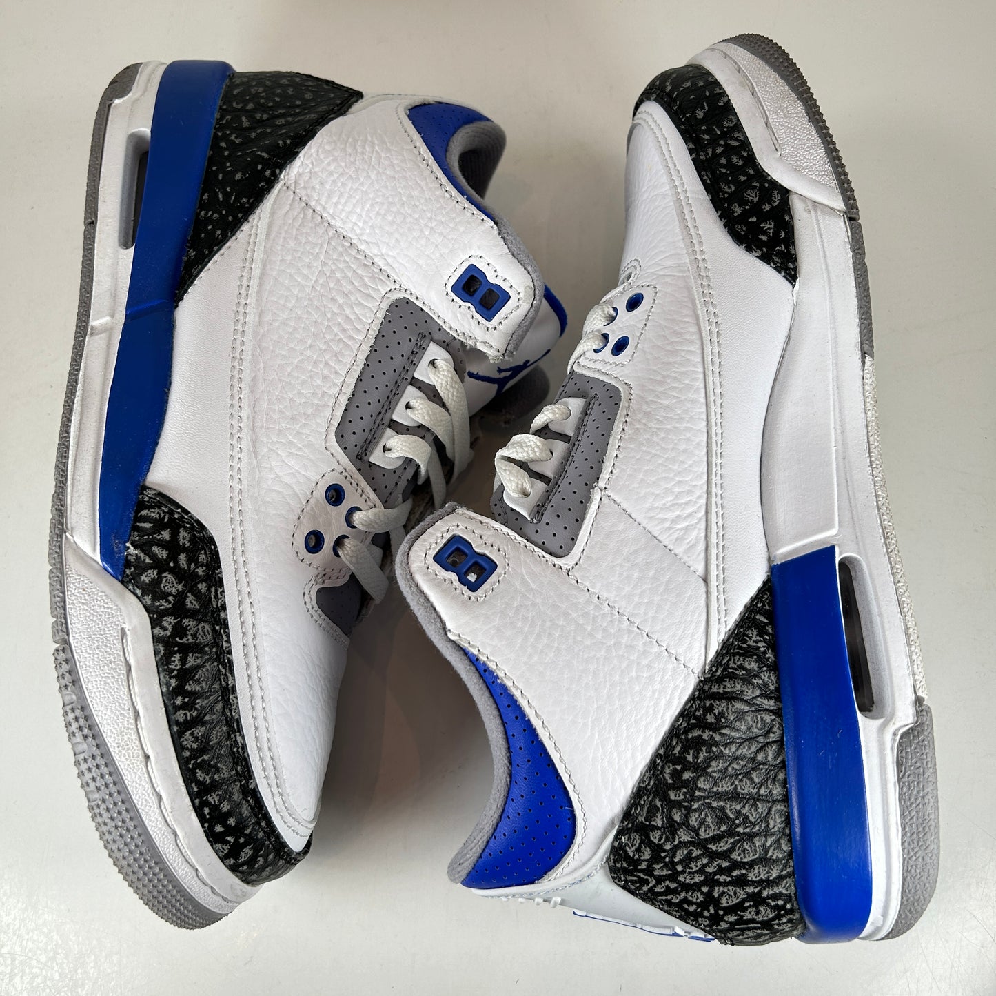 398614 145 Jordan 3 Retro Racer Blue (GS) [USED] - 7 Y (Used)