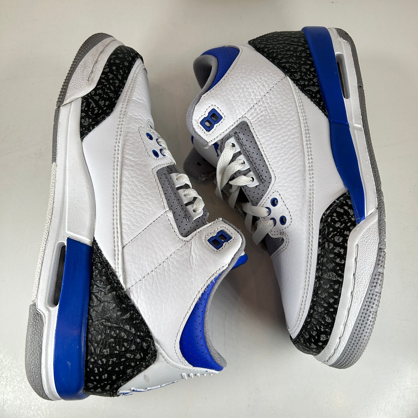 398614 145 Jordan 3 Retro Racer Blue (GS) [USED] - 7 Y (Used)