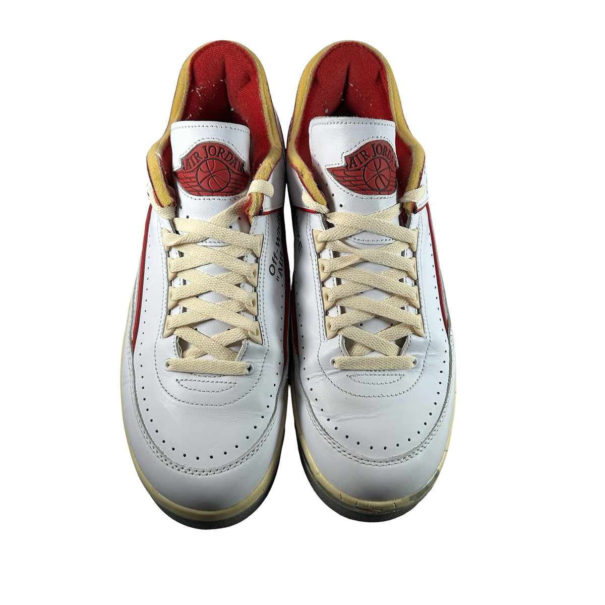 DJ4375 106 Jordan 2 Retro Low SP Off-White White Red [USED] - 12 M (Used6)