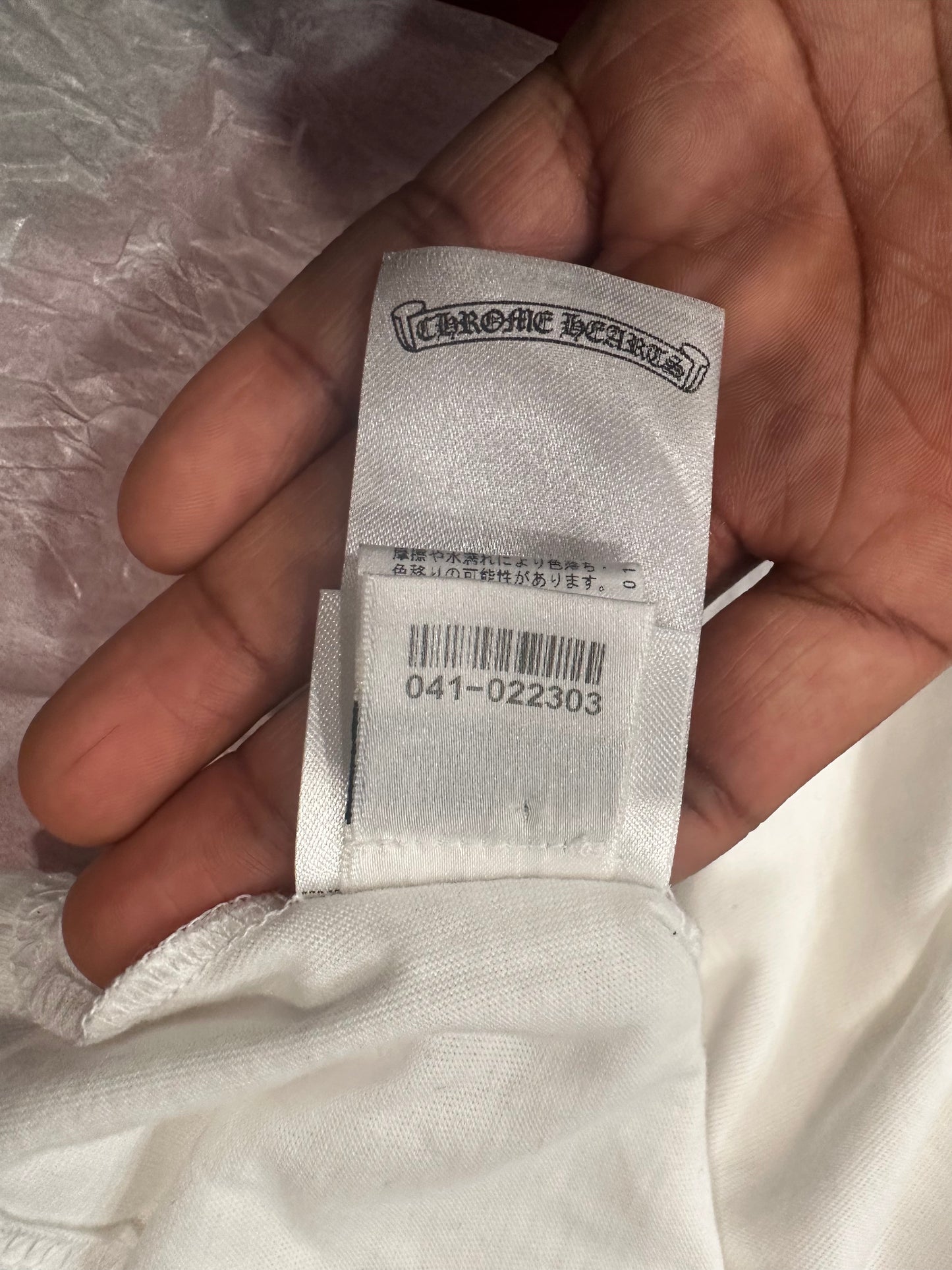Chrome Hearts Osaka Exclusive Scroll Logo Pocket Tee