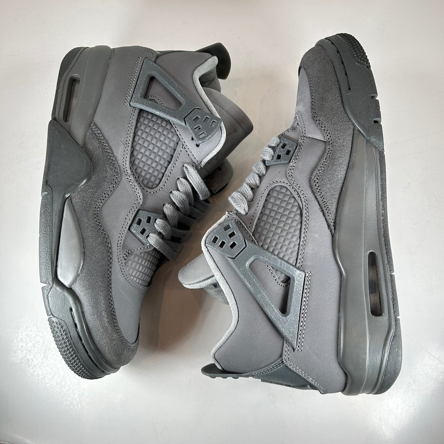 HM8965 001 Jordan 4 Retro SE Paris Olympics Wet Cement (GS) [USED] - 7 Y (Used)
