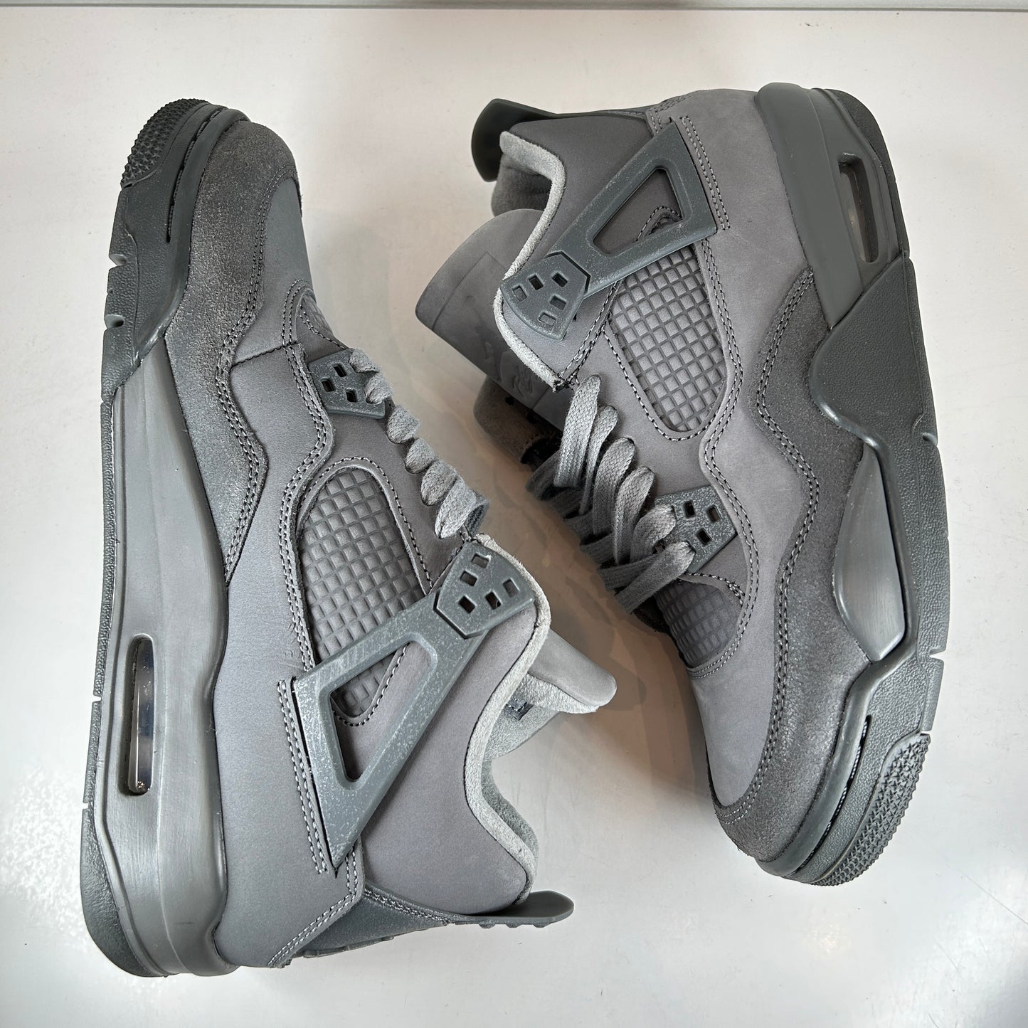 HM8965 001 Jordan 4 Retro SE Paris Olympics Wet Cement (GS) [USED] - 7 Y (Used)
