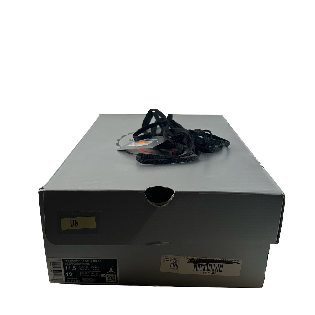 IB1519 200 Jordan 4 Retro OG SP Undefeated (2025) [USED] - 11.5 M (Used6)