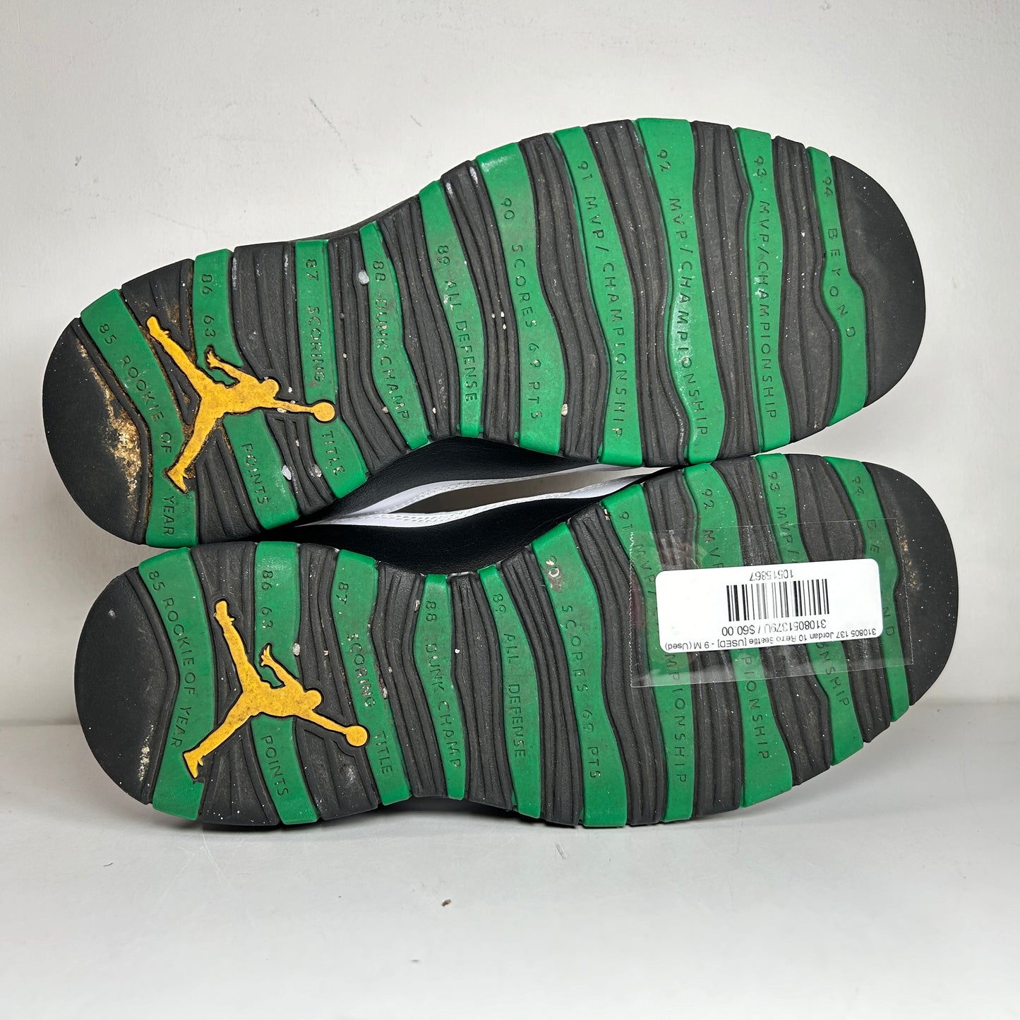 310805 137 Jordan 10 Retro Seattle [USED] - 9 M (Used)