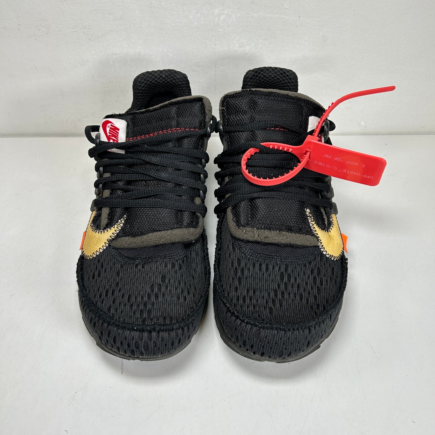 AA3830 002 Nike Air Presto Off-White Black [USED] - 7 M (Used)