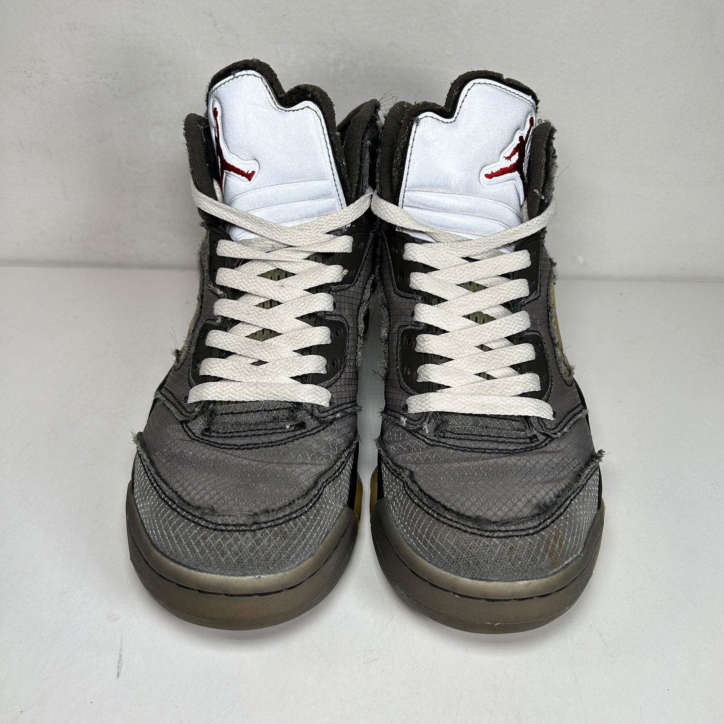 CT8480 001 Jordan 5 Off-White Black [USED] - 6 M (Used)