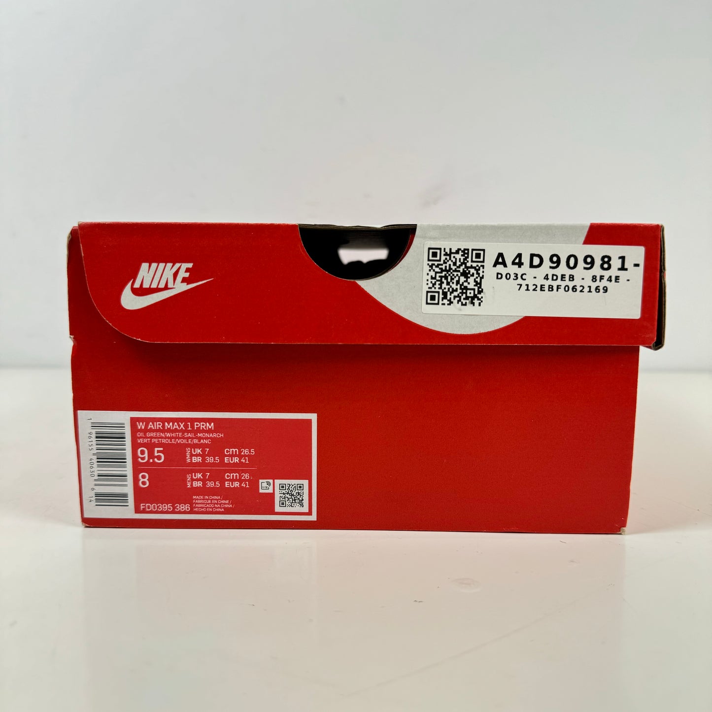 FD0395 386 Nike Air Max 1 Designed by Japan (Women's) [USED] - 9.5 W (Used)