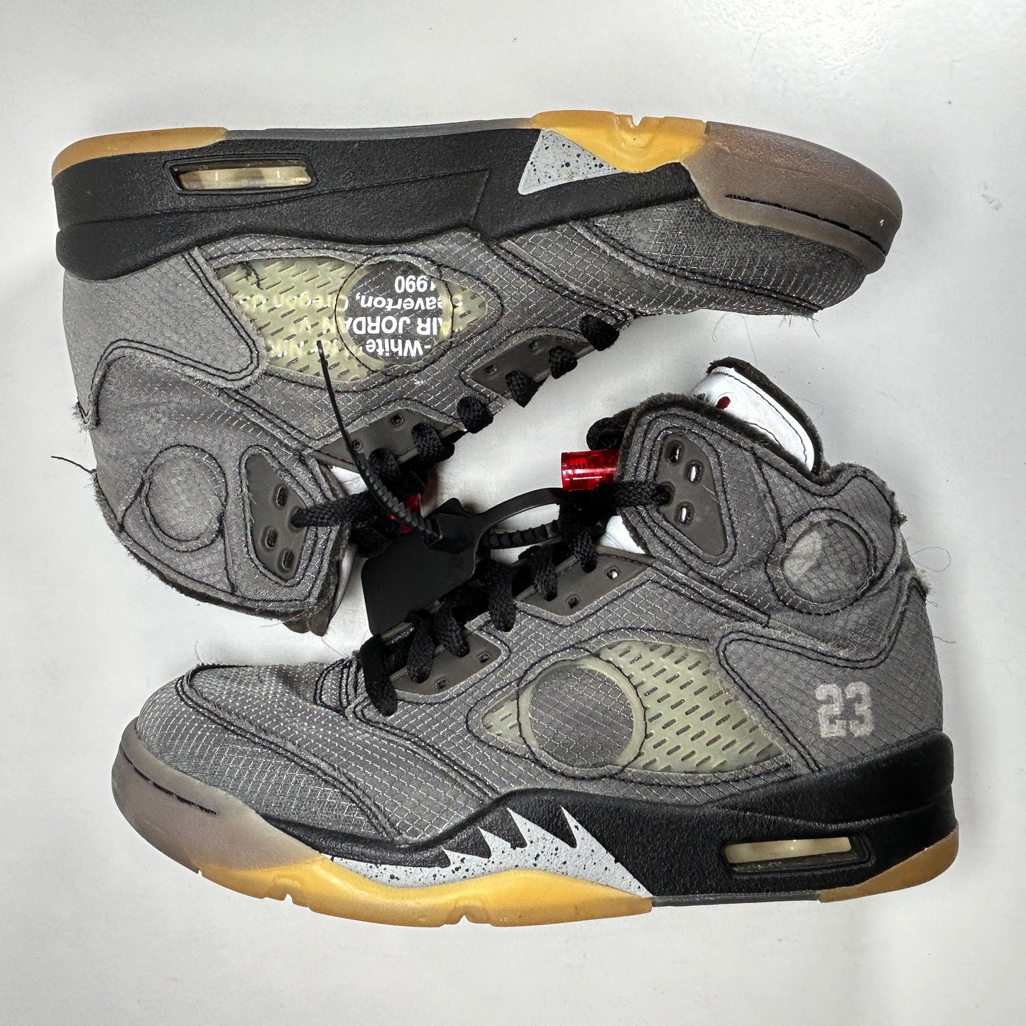 CT8480 001 Jordan 5 Off-White Black [USED] - 6 M (Used2)